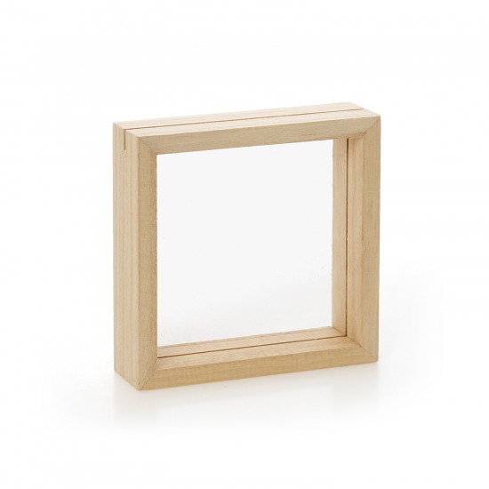 Ξύλινη Κορνίζα με Διάφανο Plexiglass