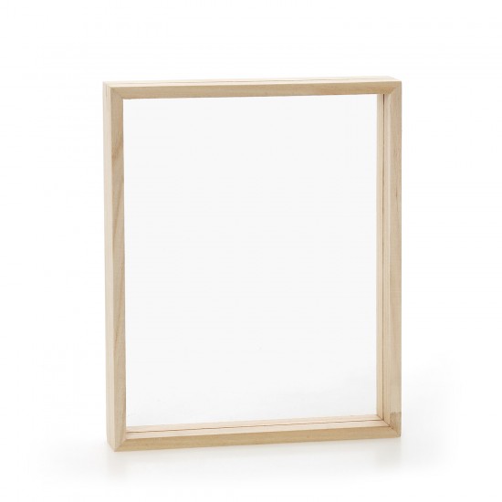 Ξύλινη Κορνίζα με Διάφανο Plexiglass