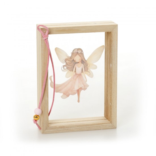 Ξύλινη Κορνίζα Plexiglass "Νεράιδα"
