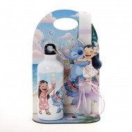 Πασχαλινό Σετ Δώρου Lilo & Stitch: Αρωματική Λαμπάδα, Παγούρι & Ξύλινη Βάση ΠΛ-2685
