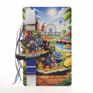 Πασχαλινή Λαμπάδα Roblox (Gaming) με Ξύλινη Πινακίδα Πόρτας 