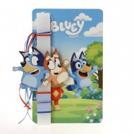 Πασχαλινή Λαμπάδα Bluey με Ξύλινη Πινακίδα Πόρτας ΠΛ-2618