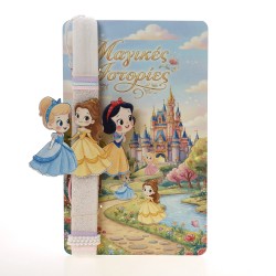 Πασχαλινή Λαμπάδα Princesses με Ξύλινη Πινακίδα Πόρτας ΠΛ-2619