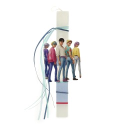 Πασχαλινό Σετ Saja Boys: Αρωματική Λαμπάδα με Επιλογή Κούπα ή Παγούρι