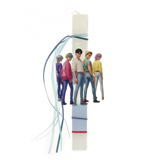 Πασχαλινό Σετ Saja Boys: Αρωματική Λαμπάδα με Επιλογή Κούπα ή Παγούρι