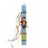 Πασχαλινό Σετ One Piece: Αρωματική Λαμπάδα με Επιλογή Κούπα ή Παγούρι 