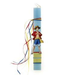 Πασχαλινό Σετ One Piece: Αρωματική Λαμπάδα με Επιλογή Κούπα ή Παγούρι 