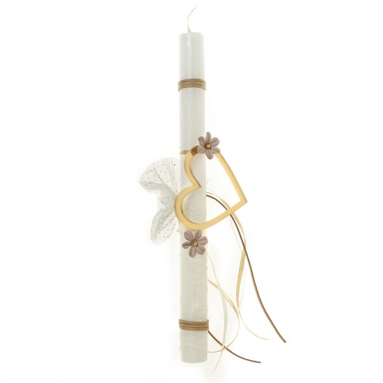 Λαμπάδα  plexi καρδιά ΠΛ-26141