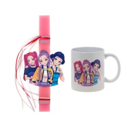 Πασχαλινό Σετ Huntrix: Αρωματική Λαμπάδα με Επιλογή Κούπα ή Παγούρι