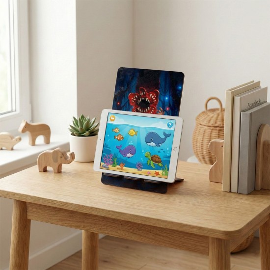 Πασχαλινή Λαμπάδα Stranger Things με Ξύλινη Βάση Tablet ΠΛΤ-2647