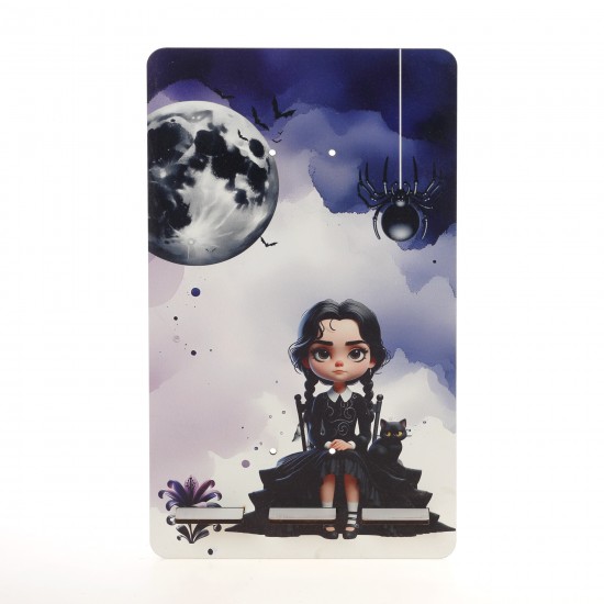 Πασχαλινή Λαμπάδα Wednesday με Ξύλινη Βάση Tablet ΠΛΤ-2642