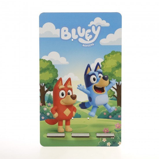 Πασχαλινή Λαμπάδα Bluey με Ξύλινη Βάση Tablet ΠΛΤ-2644