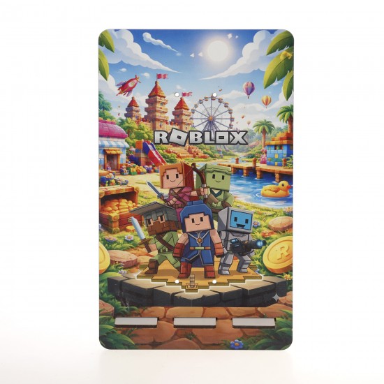 Πασχαλινή Λαμπάδα Roblox (Gaming) με Ξύλινη Βάση Tablet ΠΛΤ-2646