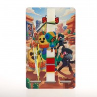 Πασχαλινή Λαμπάδα Brawl Stars με Ξύλινη Βάση Tablet ΠΛΤ-2649