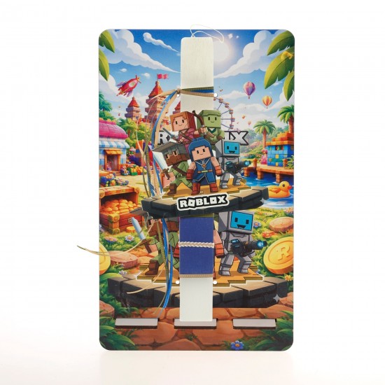 Πασχαλινή Λαμπάδα Roblox (Gaming) με Ξύλινη Βάση Tablet ΠΛΤ-2646