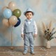Βαπτιστικό Κουστούμι "Chambray Wrap Elegance"  ΚΔ-2604