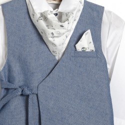 Βαπτιστικό Κουστούμι "Urban Blue Wrap" Κ-2617