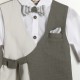 Βαπτιστικό Κουστούμι "Olive Two-Tone Wrap" Κ-2619