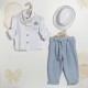 Βαπτιστικό Κουστούμι Αγοριού "Sky & Sea Explorer" 2623