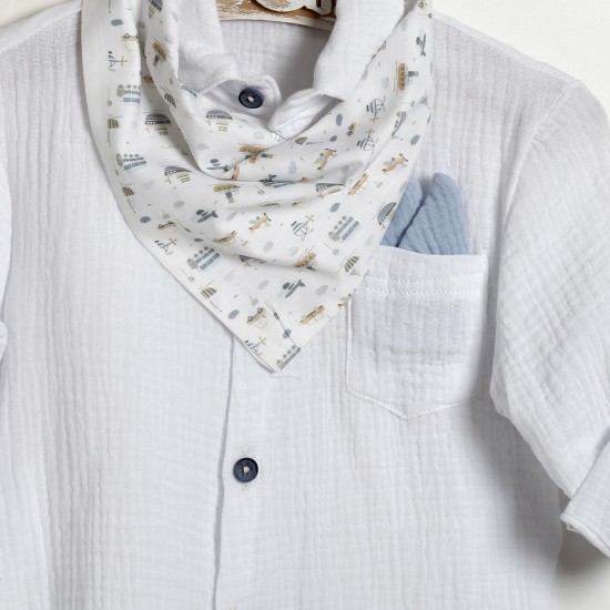 Βαπτιστικό Κουστούμι Αγοριού "Sky & Sea Explorer" 2623