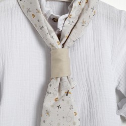 Βαπτιστικό Κουστούμι Αγοριού "Little Aviator Beige" 2625