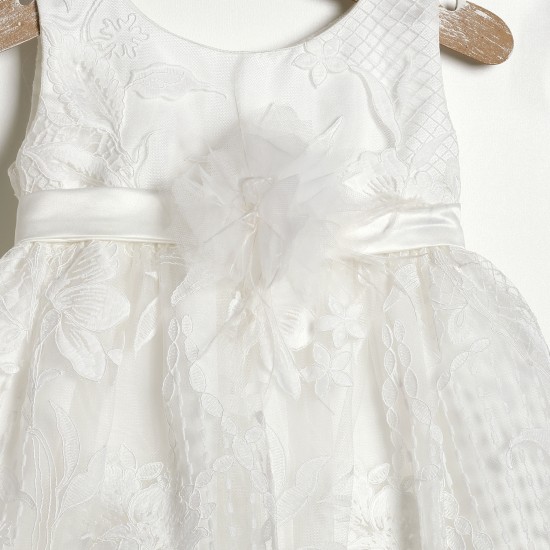 Βαπτιστικό Φόρεμα "Pure Floral Elegance" 2608