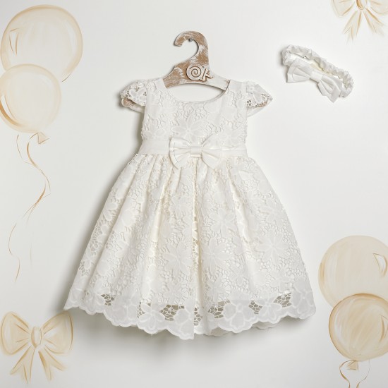 Βαπτιστικό Φόρεμα "Pure Cotton Elegance"