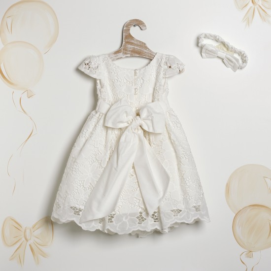 Βαπτιστικό Φόρεμα "Pure Cotton Elegance"