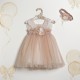 Βαπτιστικό Φόρεμα "Glitter Peach Fairy" 2610