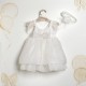 Βαπτιστικό Φόρεμα "Sparkling White Swan" 2613