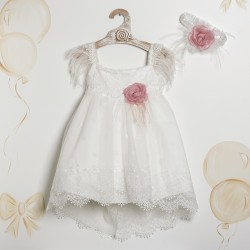 Βαπτιστικό Φόρεμα "Vintage Lace Rhapsody" 2614