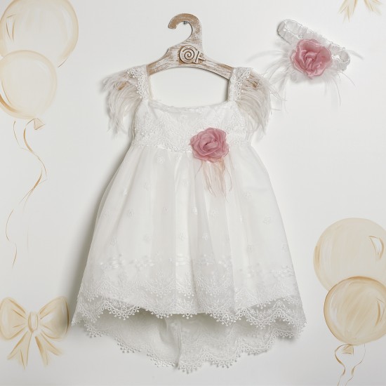 Βαπτιστικό Φόρεμα "Vintage Lace Rhapsody" 2614