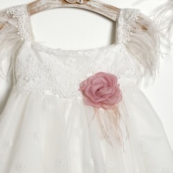 Βαπτιστικό Φόρεμα "Vintage Lace Rhapsody" 2614