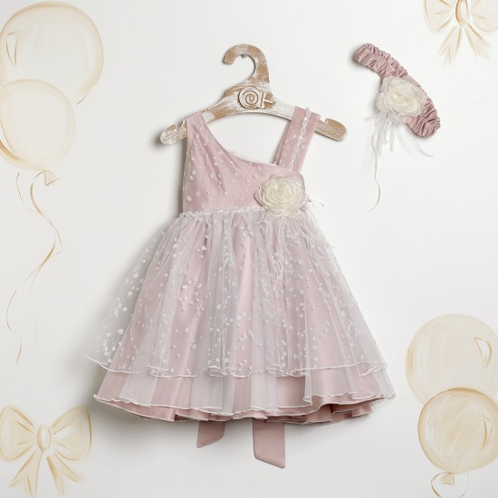 Βαπτιστικό Φόρεμα "Fairy Rose" 2627
