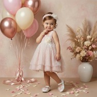 Βαπτιστικό Φόρεμα "Fairy Rose" 2627