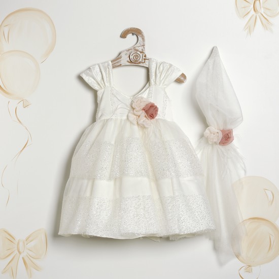 Βαπτιστικό Φόρεμα "Sparkling Stripes" 2628