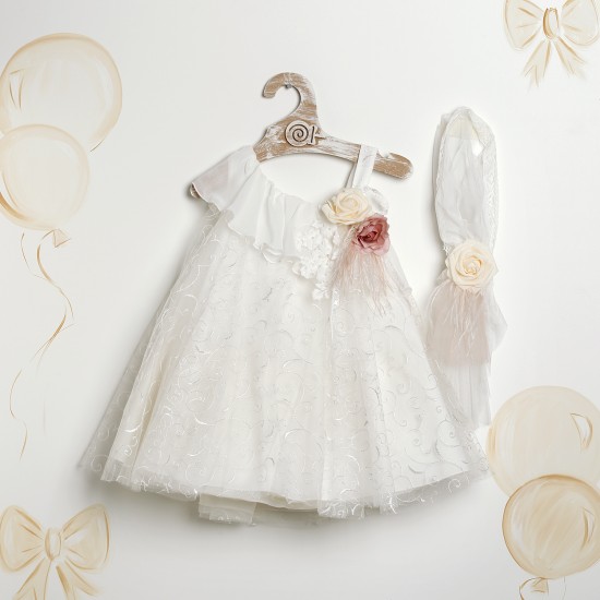 Βαπτιστικό Φόρεμα "Swirl Lace Romance" 2634