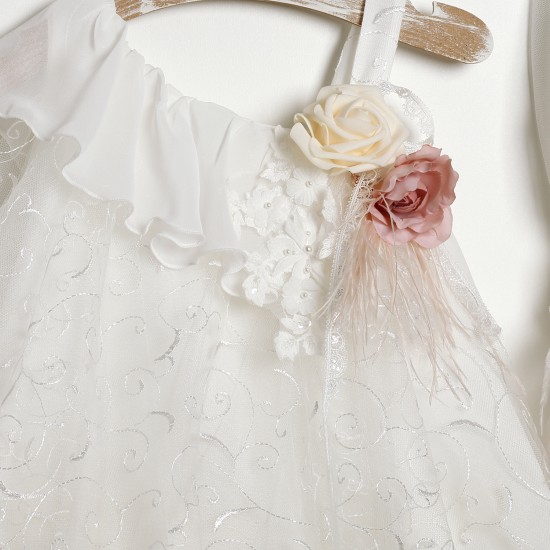 Βαπτιστικό Φόρεμα "Swirl Lace Romance" 2634