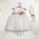 Βαπτιστικό Φόρεμα "Sparkle Rose Elegance" 2635