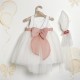 Βαπτιστικό Φόρεμα "Sparkle Rose Elegance" 2635