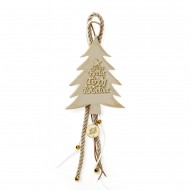 Ξύλινο γούρι με plexiglass ΧΡ-2367