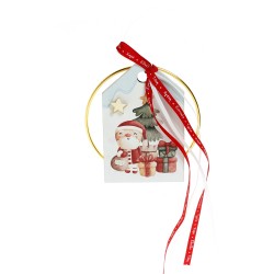 Χριστουγεννιάτικο στολίδι σε στεφάνι ΧΡ-2395