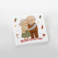 Μαρμάρινο σουβέρ χριστουγεννιάτικο ΧΡ-2674