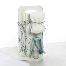 Σετ Βάπτισης Κουτί-Θρανίο "Watercolor Sailing Adventure" Ζωγραφιστό 2603