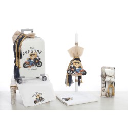 Σετ Βάπτισης Βαλίτσα "Stay Awesome Bear"