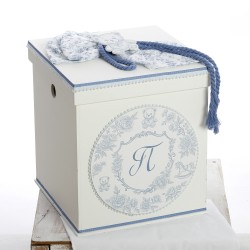 Σετ Βάπτισης Κουτί "Blue Monogram Heritage" 2616