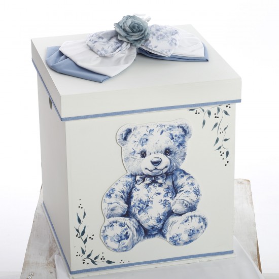 Σετ Βάπτισης Κουτί "Vintage Blue Bear Collection" 2627