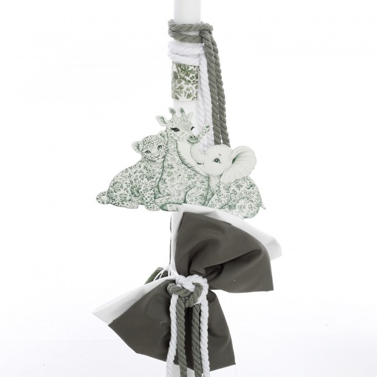 Σετ Βάπτισης Ξύλινο Αυτοκίνητο "Vintage Safari Explorer" 2631