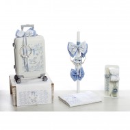 Σετ Βάπτισης Βαλίτσα "Vintage Toile Horse" 2630