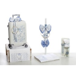 Σετ Βάπτισης Βαλίτσα "Vintage Toile Horse" 2642